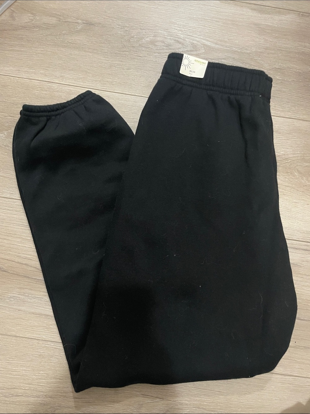Black Aerie Joggers - Offline by Aerie